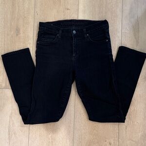 Citizens of Humanity Black Denim Skinny Jeans size 26